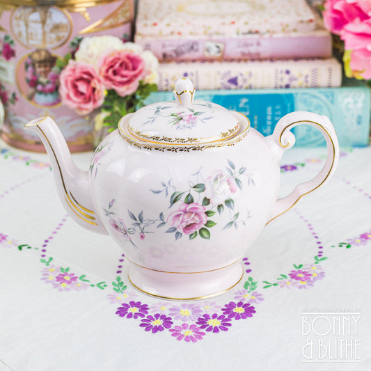 Royal Tuscan Pink Rose Teapot