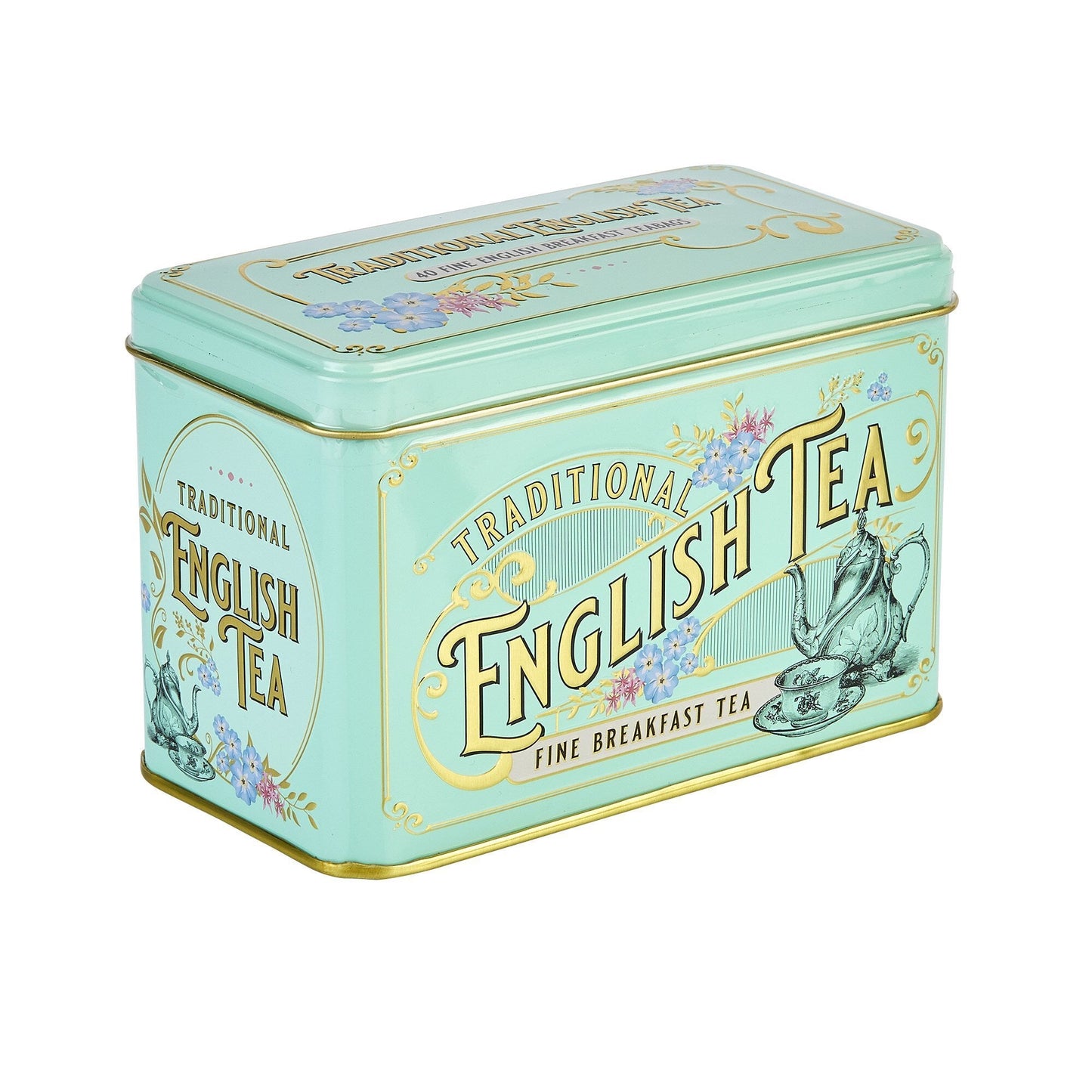 Vintage Victorian Tea Tin - 40 Breakfast Teabags
